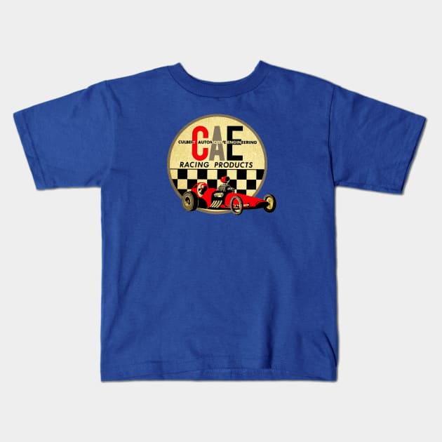 CAE Racing Kids T-Shirt by Midcenturydave